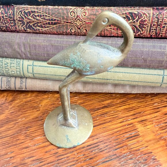 ❌SOLD❌MCM Brass Stork - Picture 4 of 5